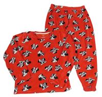 Červené plyšové pyžama s Minnie M&S