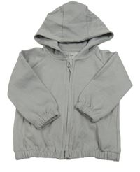 Sivá prepínaci mikina s kapucňou Primark