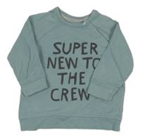 Zelená mikina s nápisom George