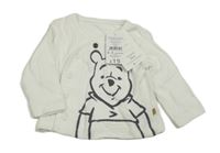 Nové - Biele prepínaci tričko s Púem Disney