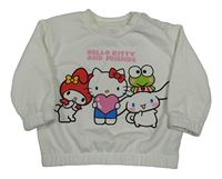 Bílá mikina s Hello Kitty Primark