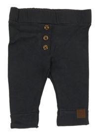 Antracitové tepláky s knoflíky Topomini