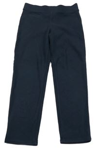 Tmavomodré teplákové nohavice M&S