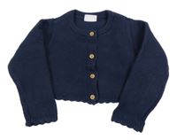 Tmavomodrý prepínaci crop sveter F&F