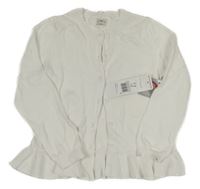 Nové - Biely ľahký prepínaci sveter F&F