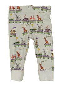 Svetlosivé ľahké tepláky so zvířaty