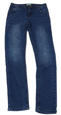 Tmavomodré skinny rifle Alive