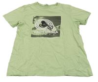 Zelené tričko s cyklistou H&M