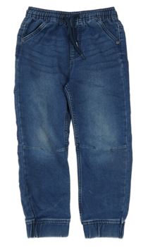 Modré teplákové cuff rifle Kuniboo