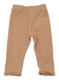 Starorůžové žebrované tepláky Nutmeg