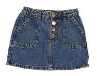 Modrá melírovaná rifľová sukňa Denim Co.