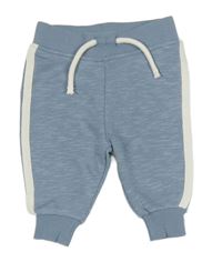 Světlemodré tepláky s bílým pruhem Primark