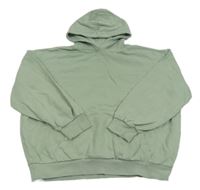 Svetlozelená oversize mikina s kapucňou C&A