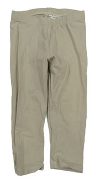 Světlebéžové legíny H&M