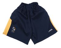 Tmavomodré športové kraťasy s logom Kipsta