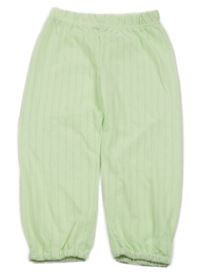 Svetlozelené vzorované ľahké nohavice