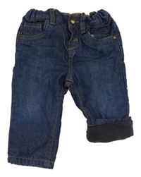 Tmavomodré podšité skinny rifle C&A