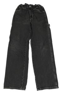 Antracitové loose fit rifle H&M