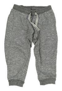 Šedé melírované tepláky H&M