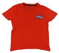Červené tričko s nápisom Lupilu