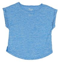 Modré melírované sportovní tričko USA pro