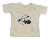 Bílé tričko s Minnie Disney