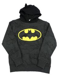 Šedo-černá mikina s kapucí - Batman H&M