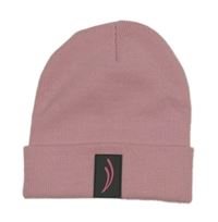 Růžová čepice s nášivkou Crivit