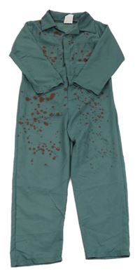 Kostým - Zelený overal s krví