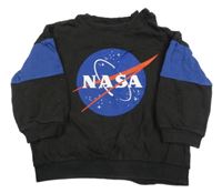 Čierno-modrá mikina s logem - Nasa H&M