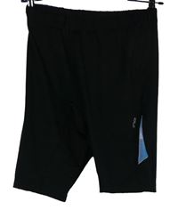Pánské černo-modré sportovní elastické kraťasy