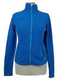 Dámska modrá fleecová funkčná prepínaci mikina