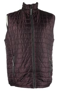 Pánská vínová šusťáková zateplená vesta Marco Donati 