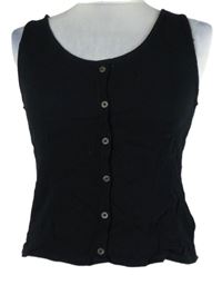 Dámský černý crop top Page One Young 