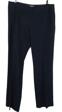 Dámské tmavomodré kalhoty s puky M&S