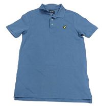 Tmavomodré polo tričko s nášivkou Lyle & Scott