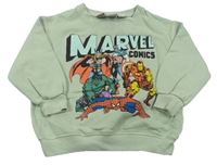 Zelenomodrá mikina s Avengers zn. Marvel