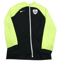 Čierno-neónově zelená športová prepínaci mikina s nášivkou Nike