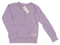 Nové - Lila triko s nápisem 