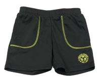 Čierne športové kraťasy s potlačou Topolino