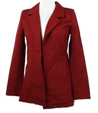 Dámsky karmínový sakový cardigán Shein