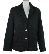 Dámské černé vzorované sako