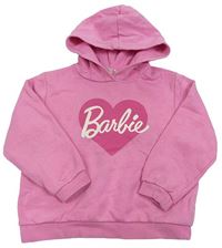 Růžová mikina s kapucí - Barbie H&M