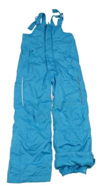 Modré šusťákové funkční laclové oteplovačky Impidimpi