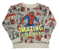 Béžová mikina se Spidermanem M&S