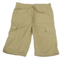 Béžové šusťákové kraťasy s kapsami Lily & Dan