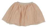 Svetloružová tylová sukňa H&M