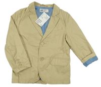 Nové - Béžové plátenné sako H&M