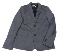 Tmavosivé melírované sako H&M