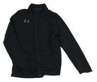 Černá funkční propínací sportovní mikina Under Armour